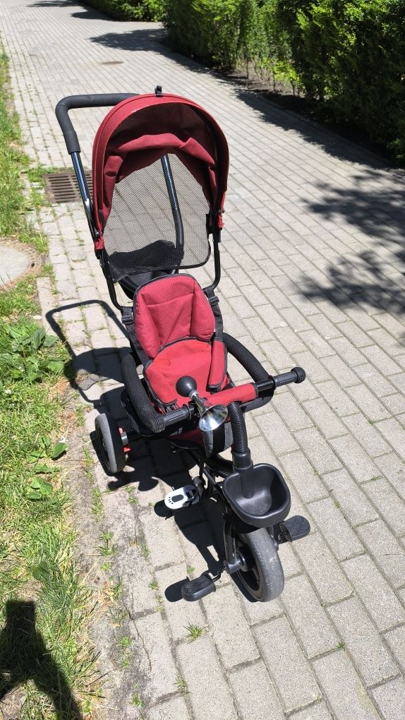 Wózek dziecięcy rowerek dla dziecka Tesoro BT-13 czerwony