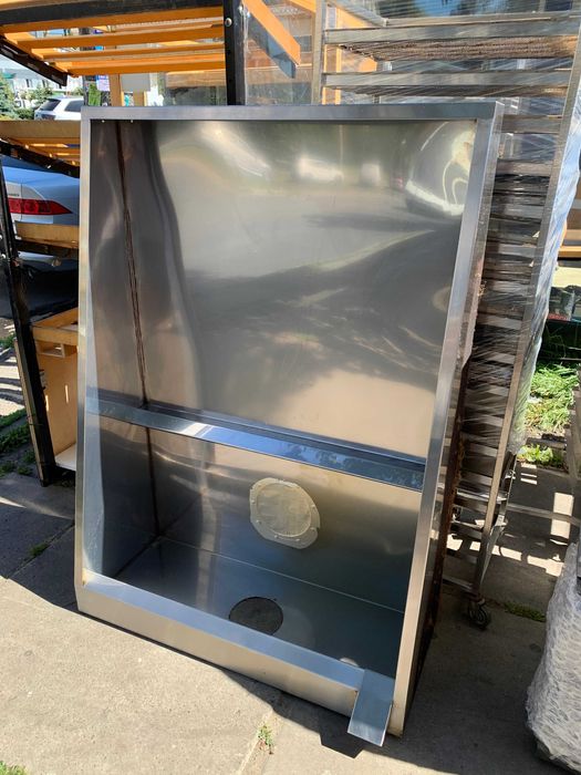 Зонт вытяжной для печки из нержавейки