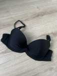 Biweier 75 A Czarny biustonosz stanik push up push-up