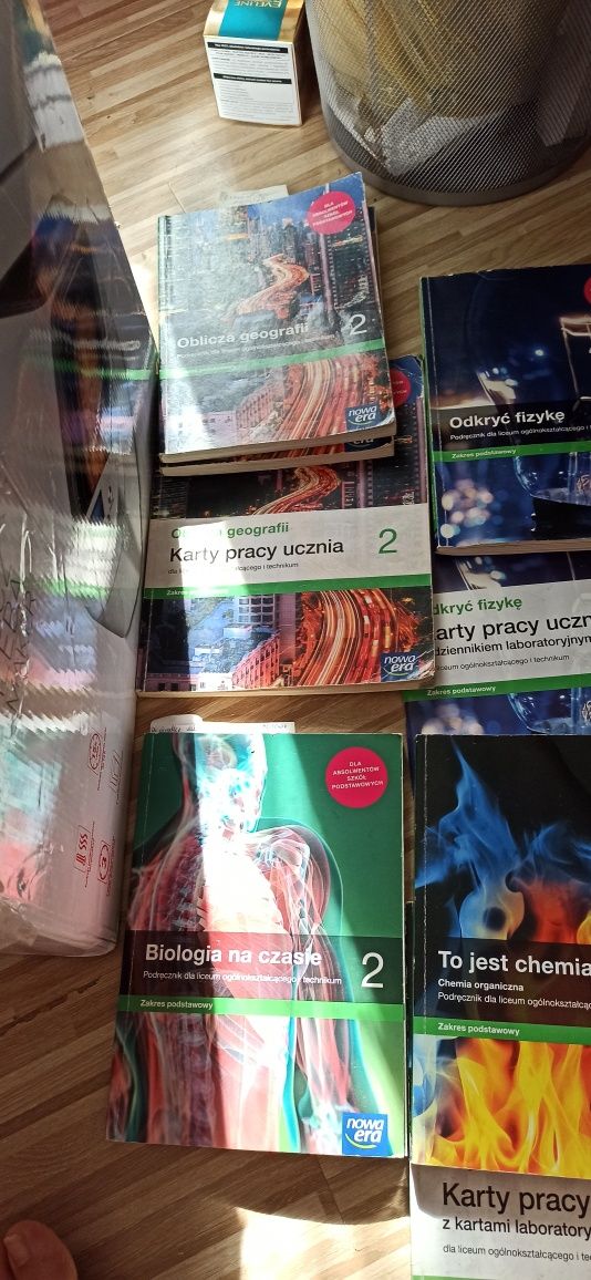 Podręczniki szkolne do, liceum, TECHNIKUM, klasy:1, 2