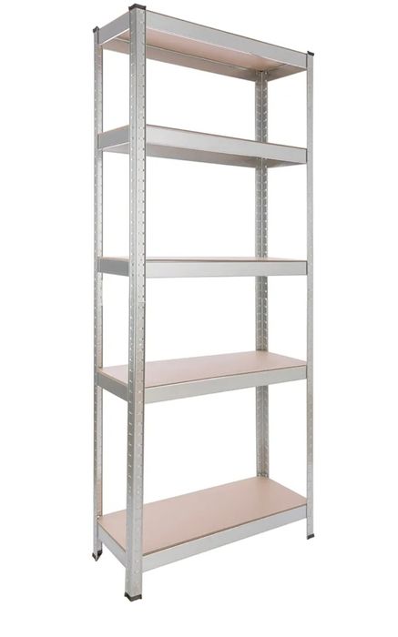 Arebos Regał wtykowy  metalowy 350 kg do garażu do piwnicy