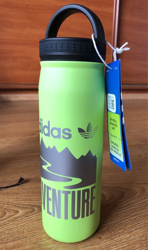 Termos bidon Adidas Originals 800ml metal pistacjowy VITKAC