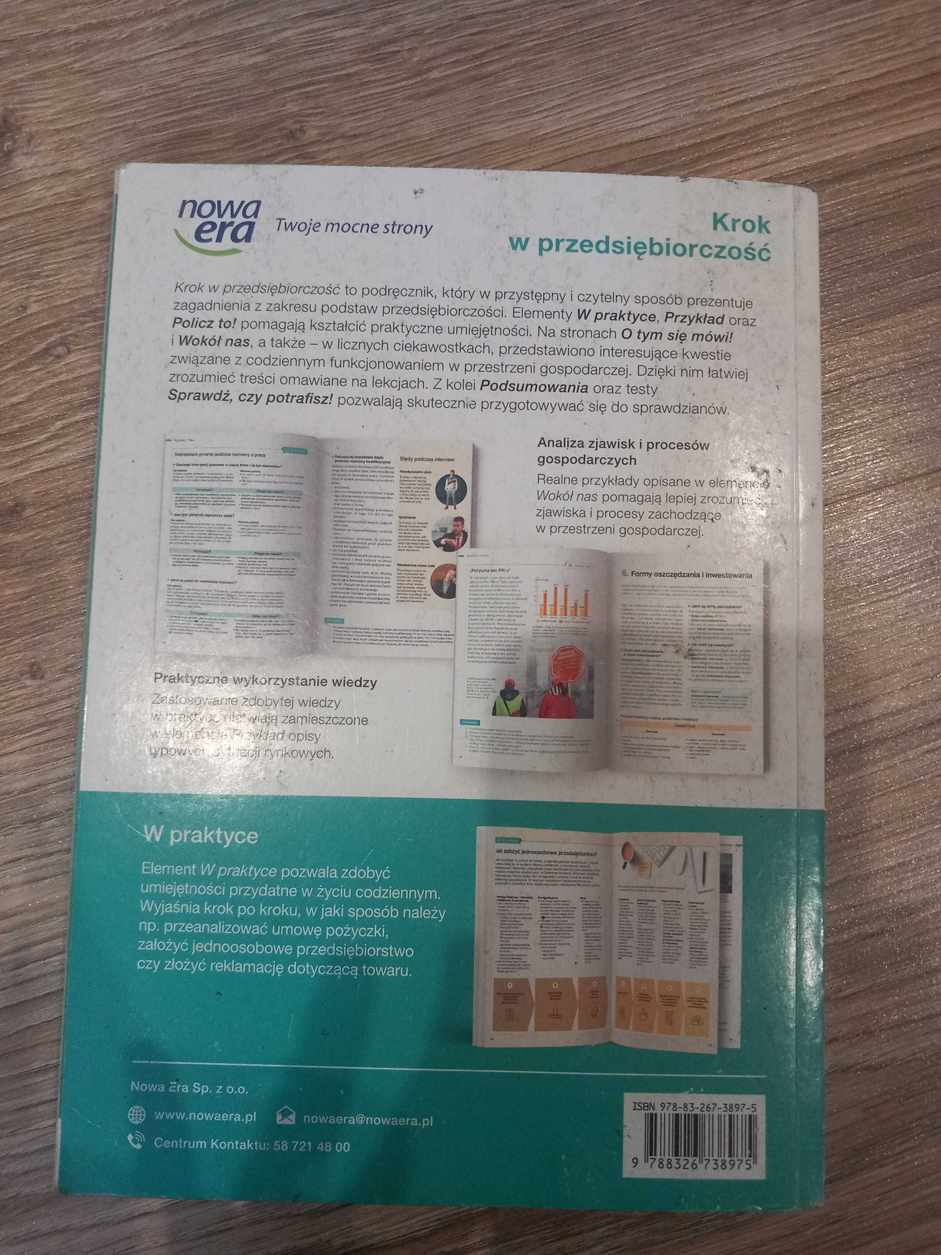 podręcznik krok w przedsiębiorczość