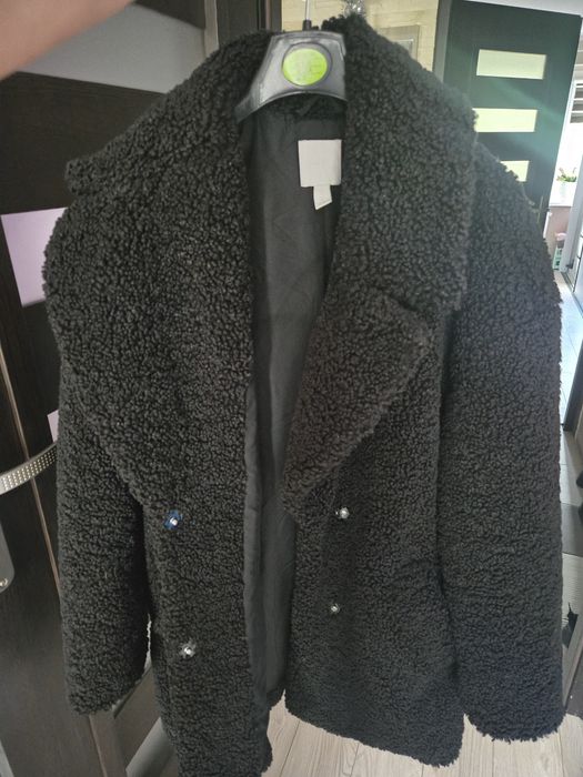 Płaszcz damski z misia