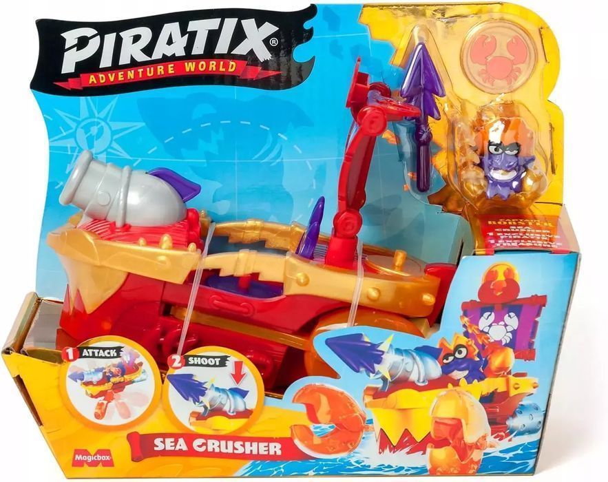 PIRATIX Sea Crusher Zestaw, figurka. Magic Box