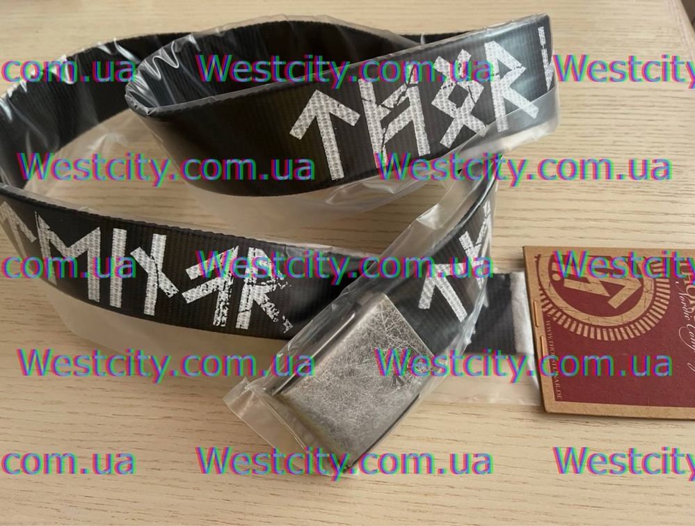 Ремень пояс ремінь пояс з рунами Thor Steinar Rune