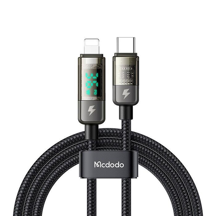 Kabel Mcdodo Ca-3600 Usb-C Lightning 36W Auto Power Off 1.2M Czarny