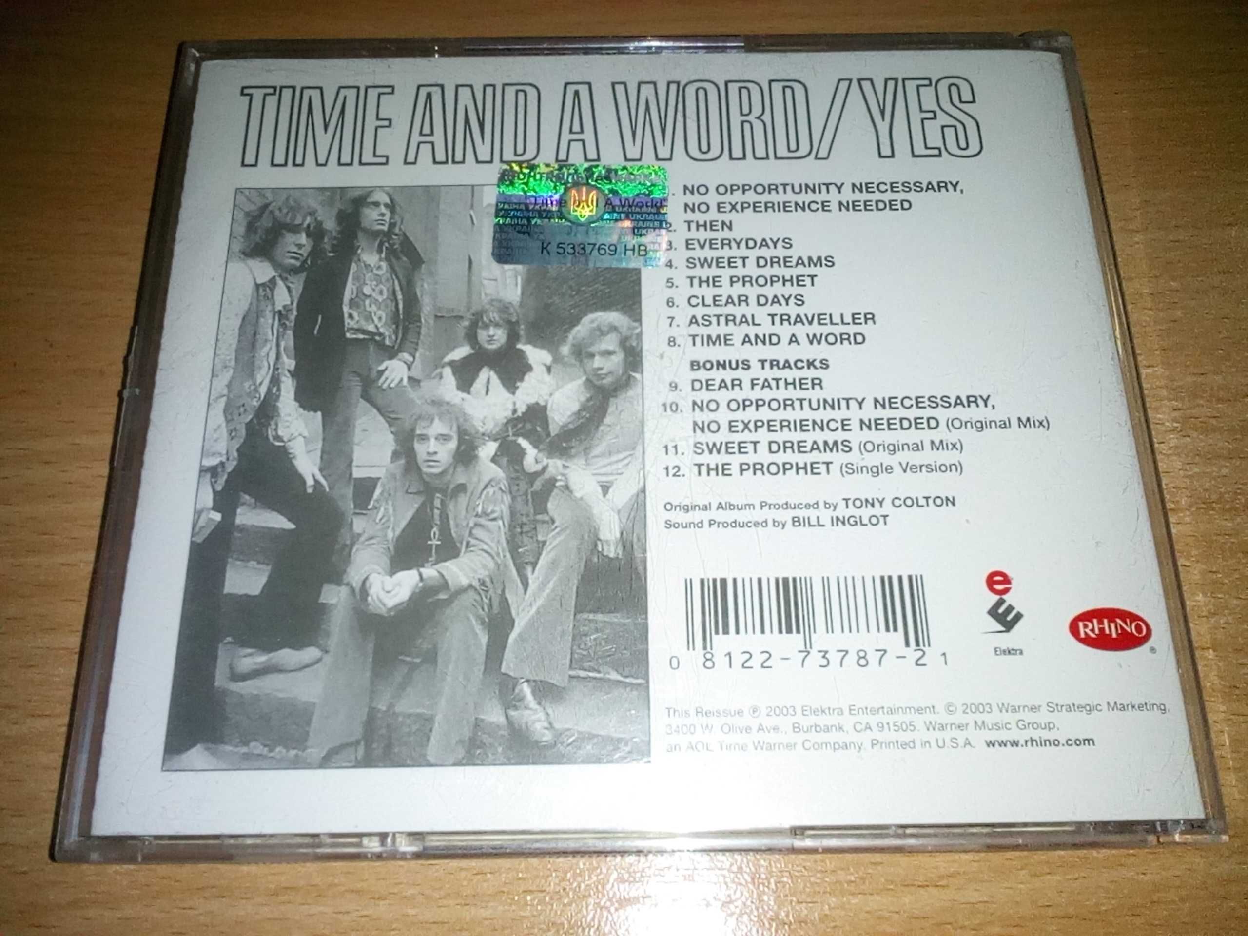 Yes - Time and a word