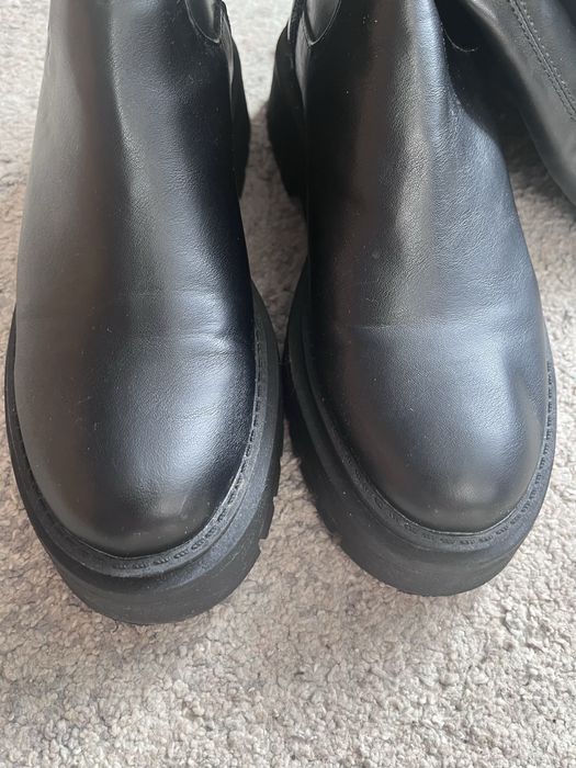 Kozaki wyskokie trapery za kolano Stradivarius rozm 37