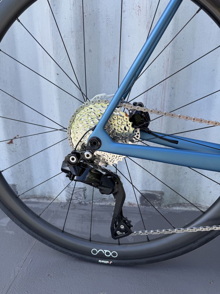 Rower szosowy Orbea Orca M35i rozm 55 Slate Blue 105 Di2 koła carbon