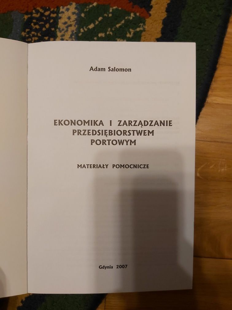 Ekonomika i zarządzanie przedsiębiorstwem portowym Salomon