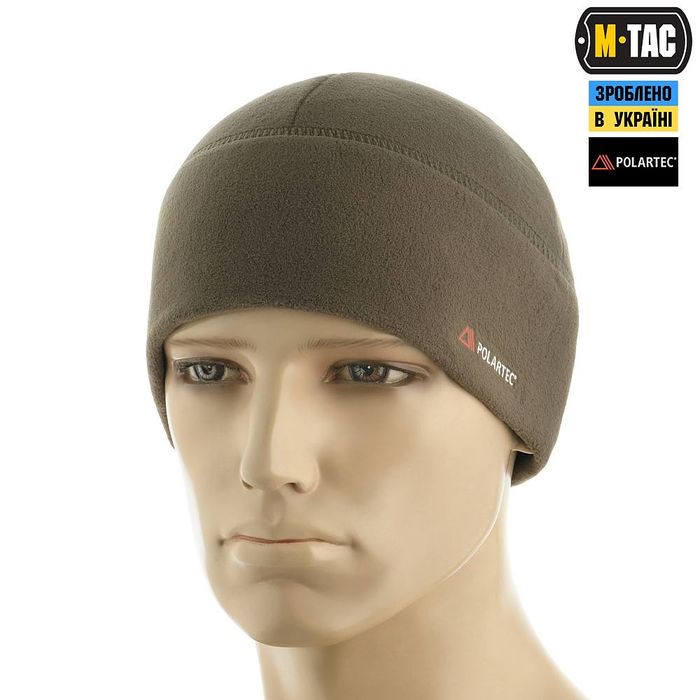M-TAC Шапка watch cap фліс LIGHT POLARTEC олива/койот