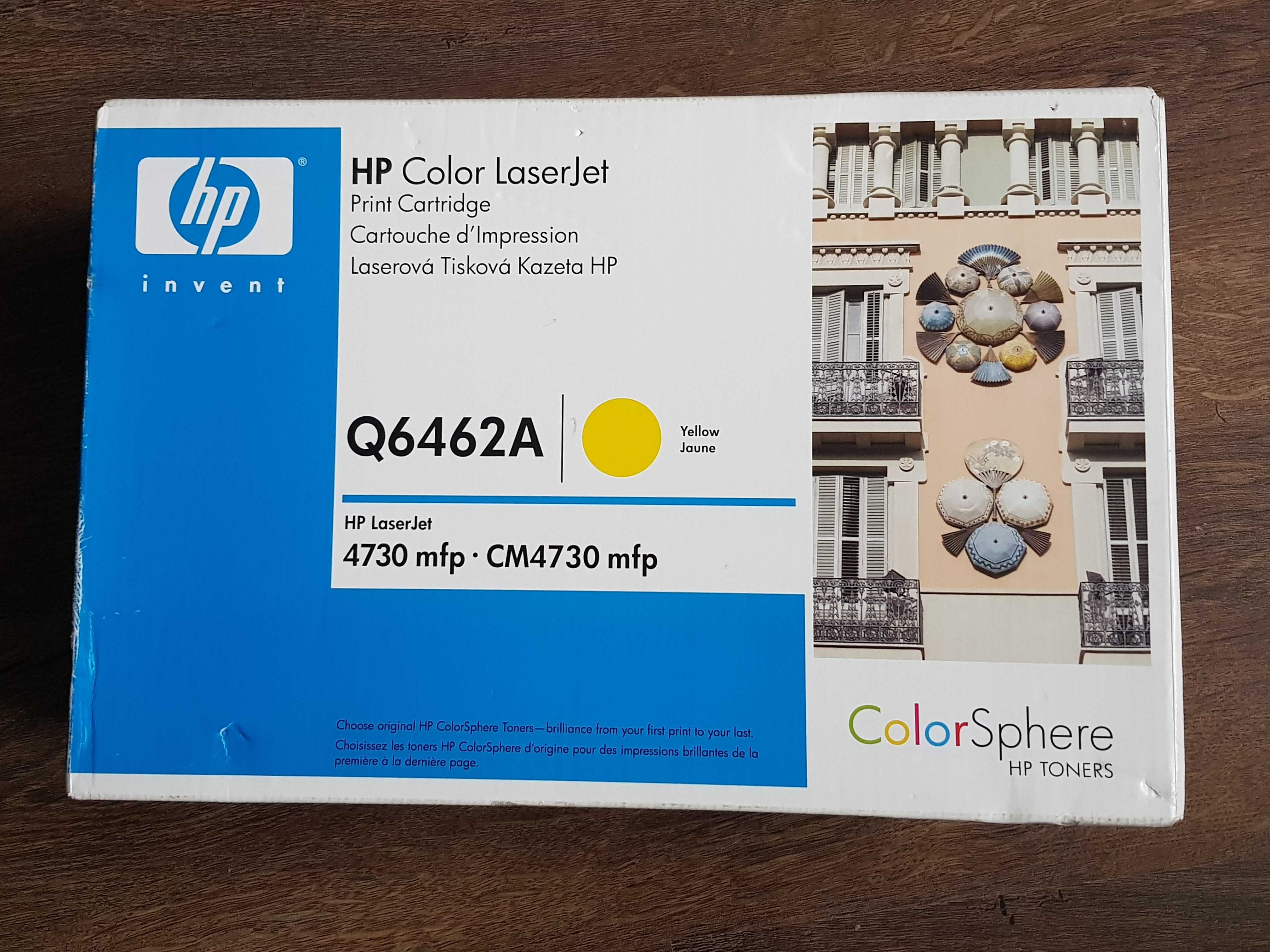 Новый картридж лазерный HP yellow (Q6462A) CLJ4730/CM4730mfp