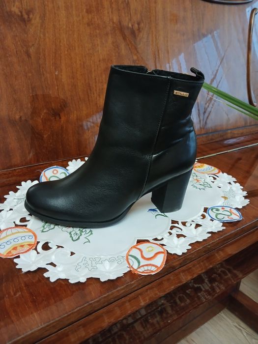 Ботінки нат.шкіра каблук