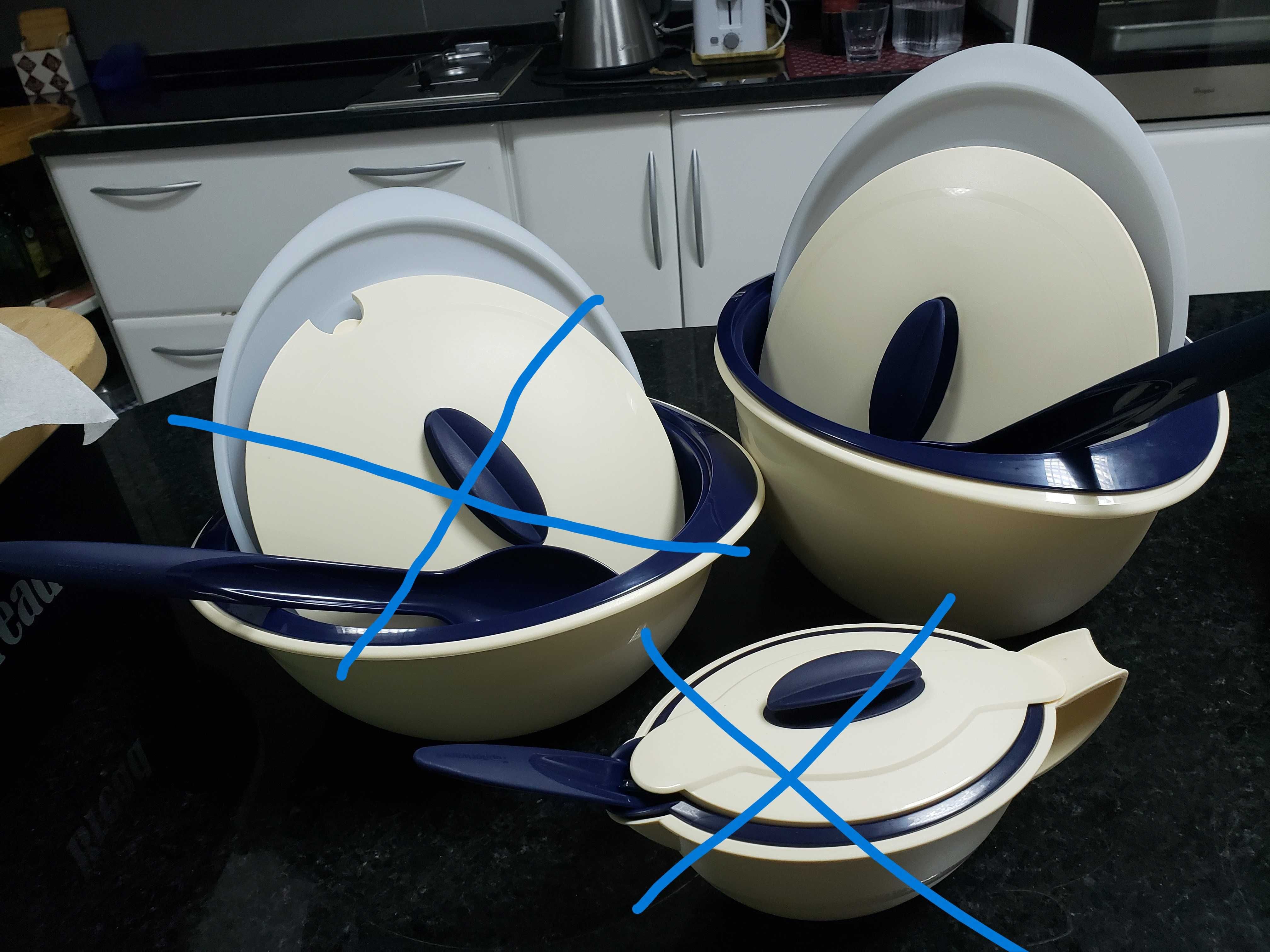 Conjunto Terrinas Térmicas Tupperware
