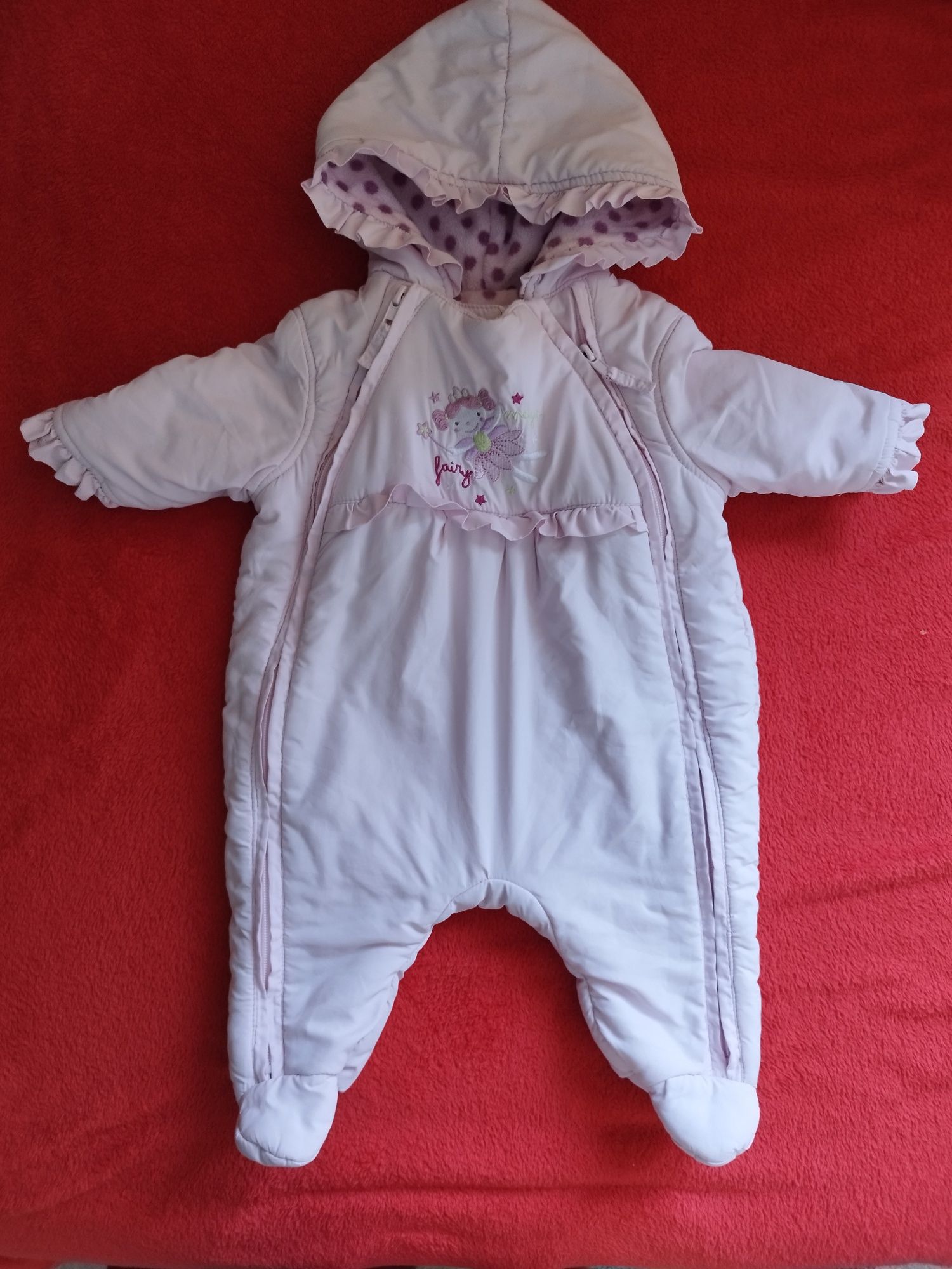 Kombinezon zimowy St Bernard for Dunnes 62 fairy pudrowy róż