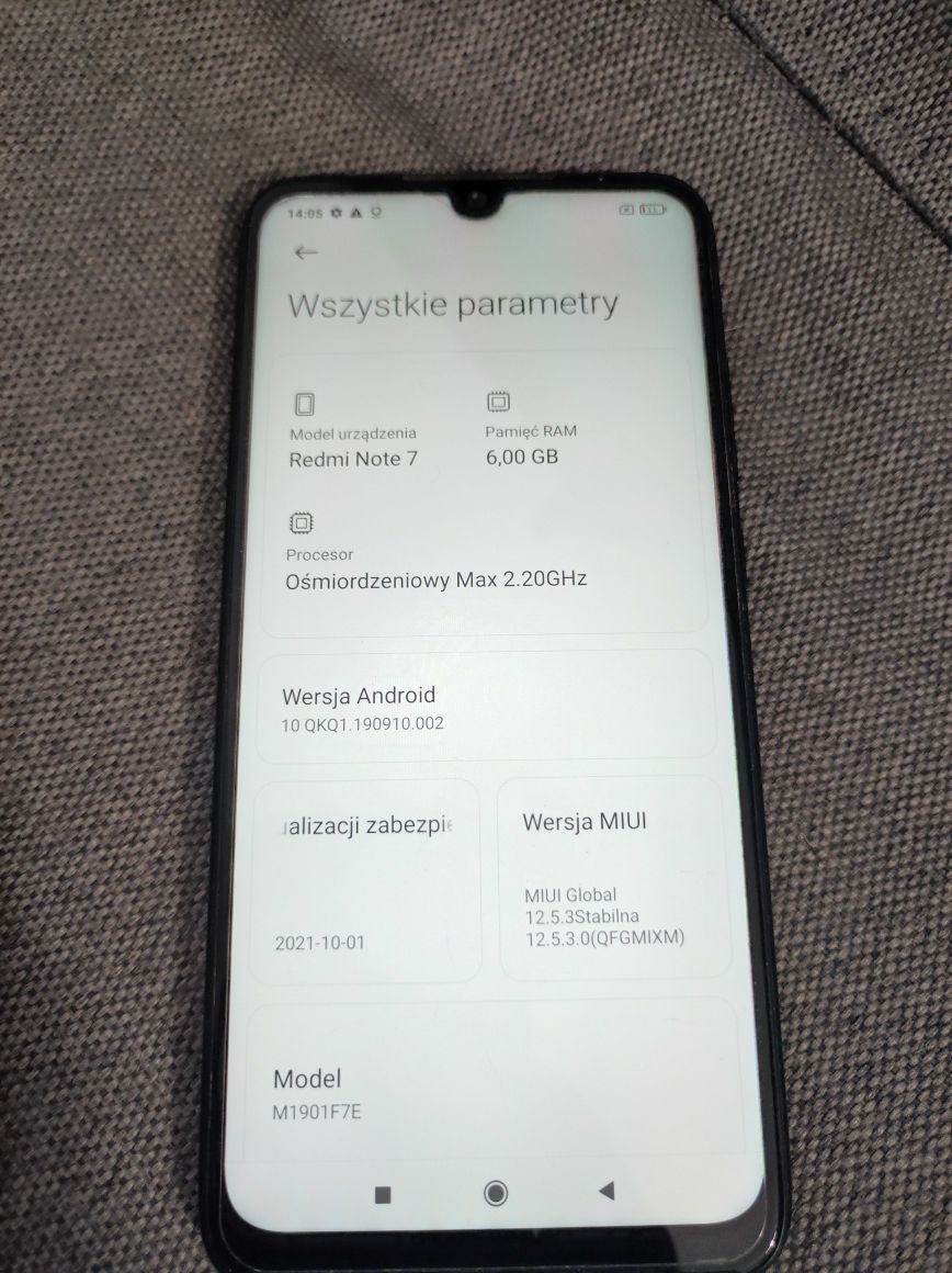 Telefon komórkowy Xiaomi Redmi Note 7 6/64 6 GB ram smartfon