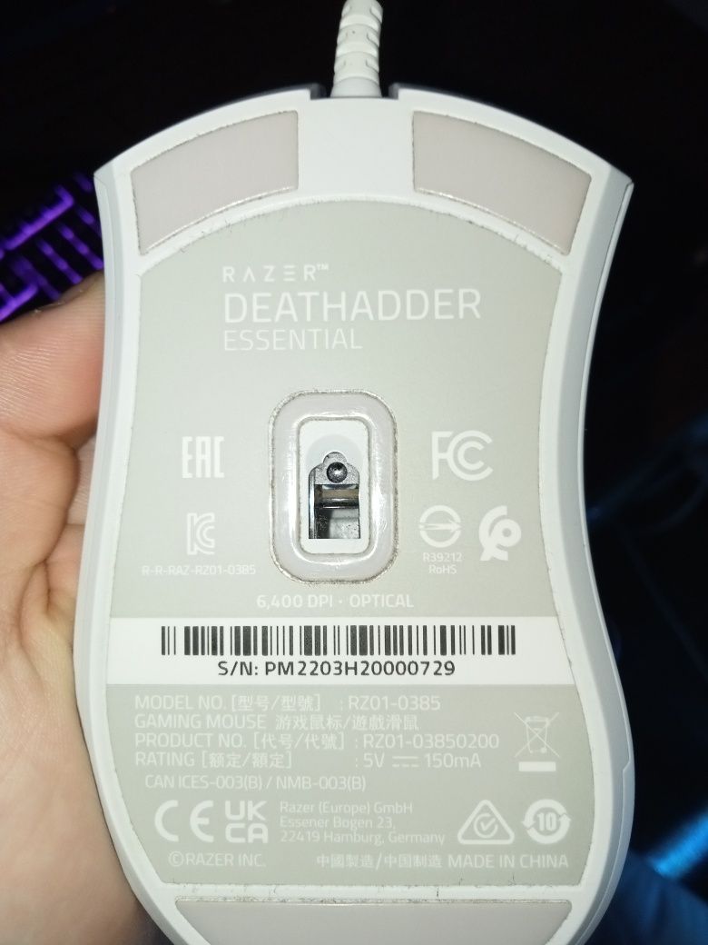 Rato gaming Razer Deathadder Essential