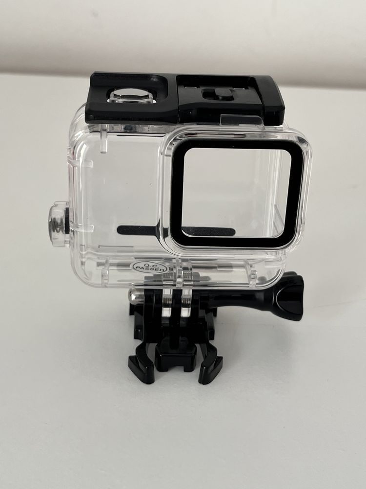 Gopro Silver 7 com caixa estanque e suporte de peito