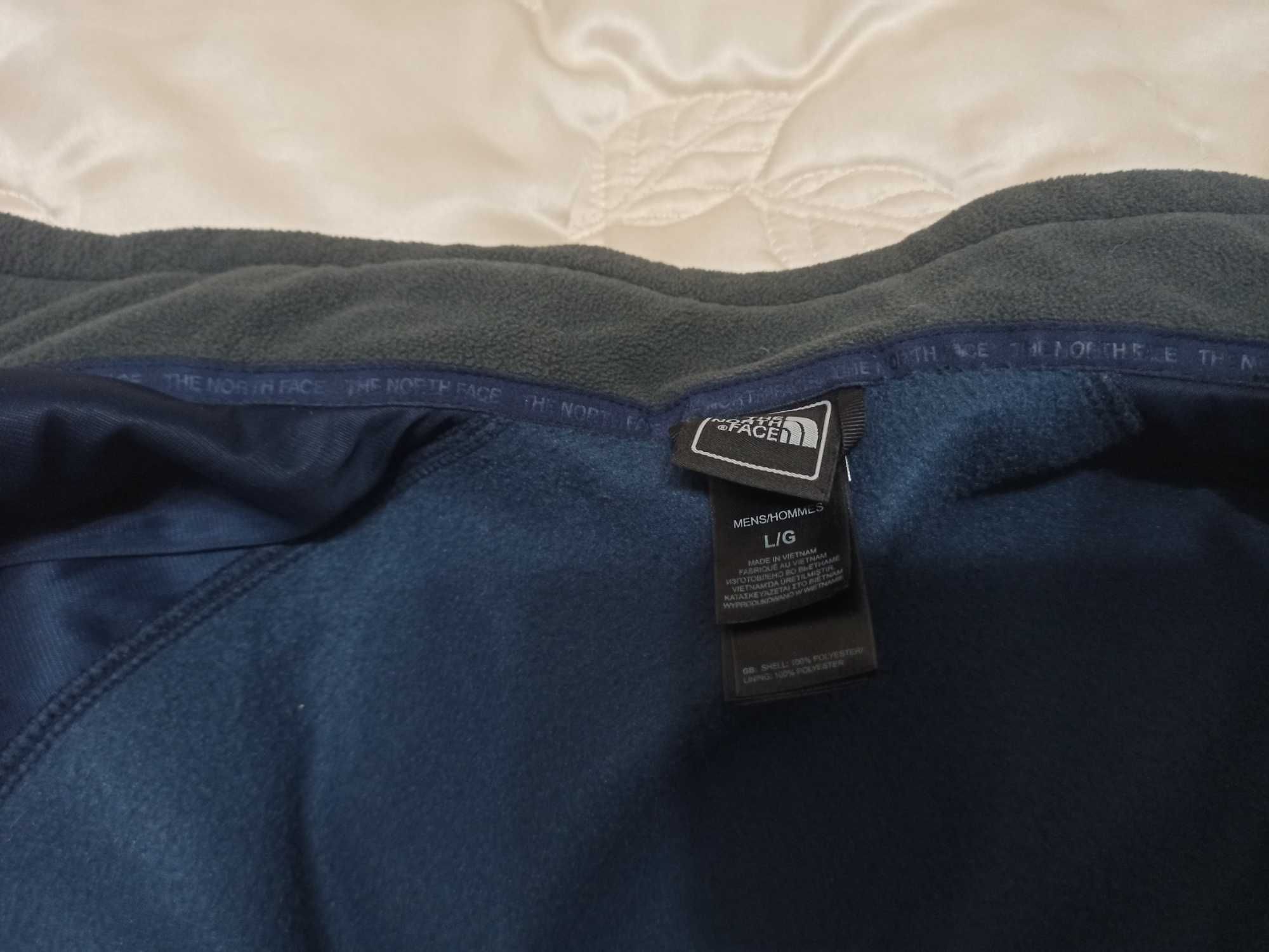 Męski polar bluza trekkingowa polarowa The North Face Polartec L bdb