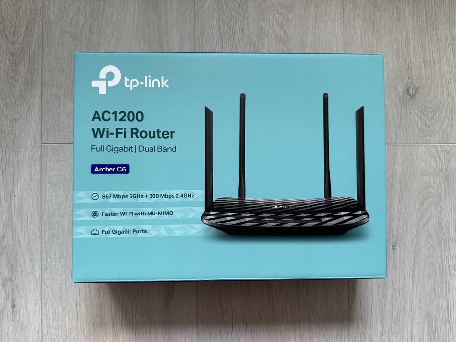 Tp link AC1200 Wi-Fi Router Full Gigabit / Dual Band Acher C6
