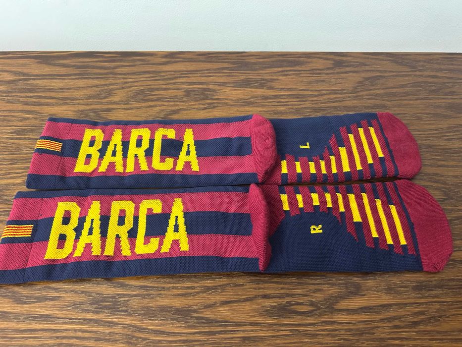 Barcelona Barca skarpety piłkarskie FC Barcelona skarpety