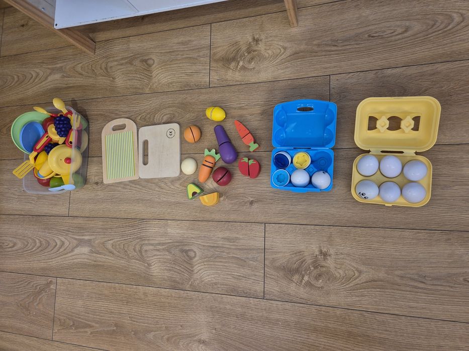 Kuchnia drewniana z wyposażeniem