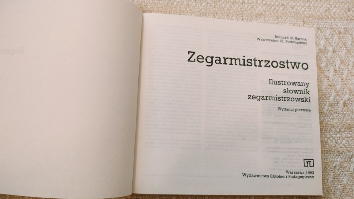 Zegarmistrzostwo. Ilustrowany słownik zegarmistrzowski