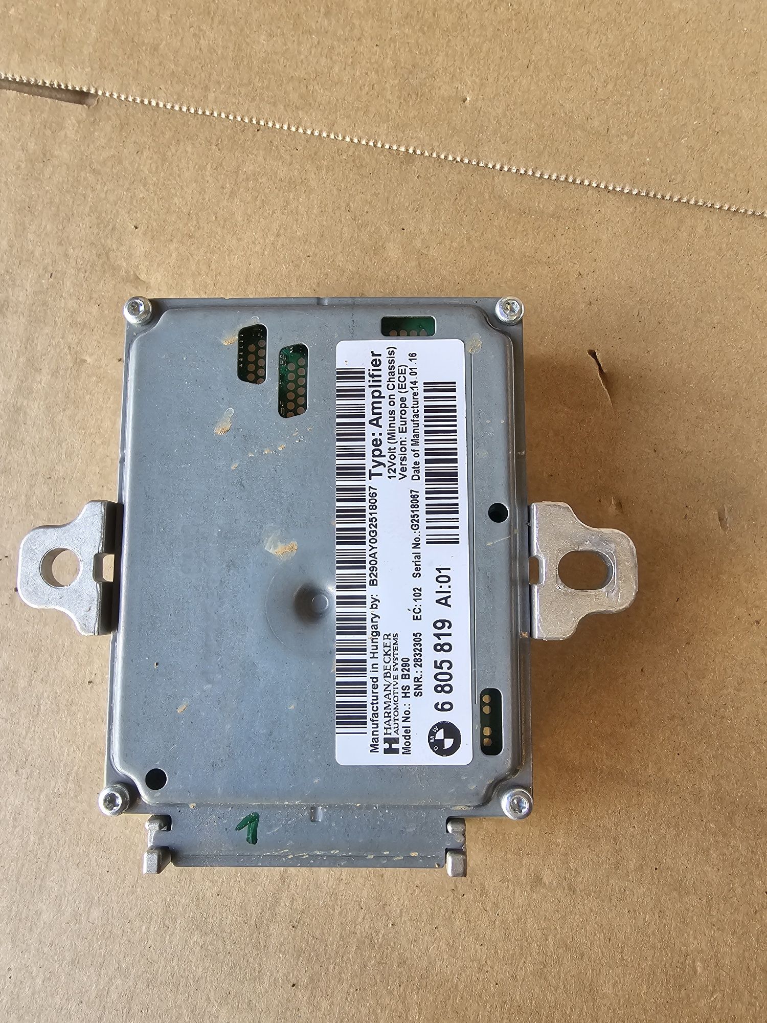 Wzmacniacz audio bmw m3 f80 m4 f82.
