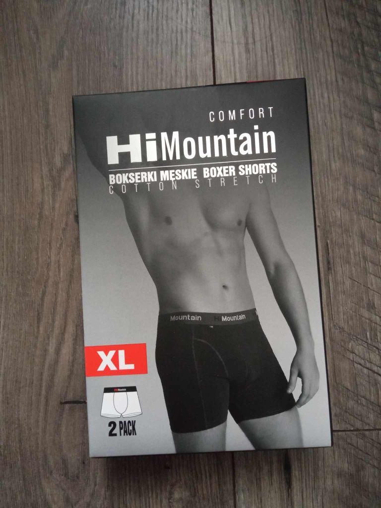 Nowe bokserki męskie HiMountain Comfort XL-2 pack