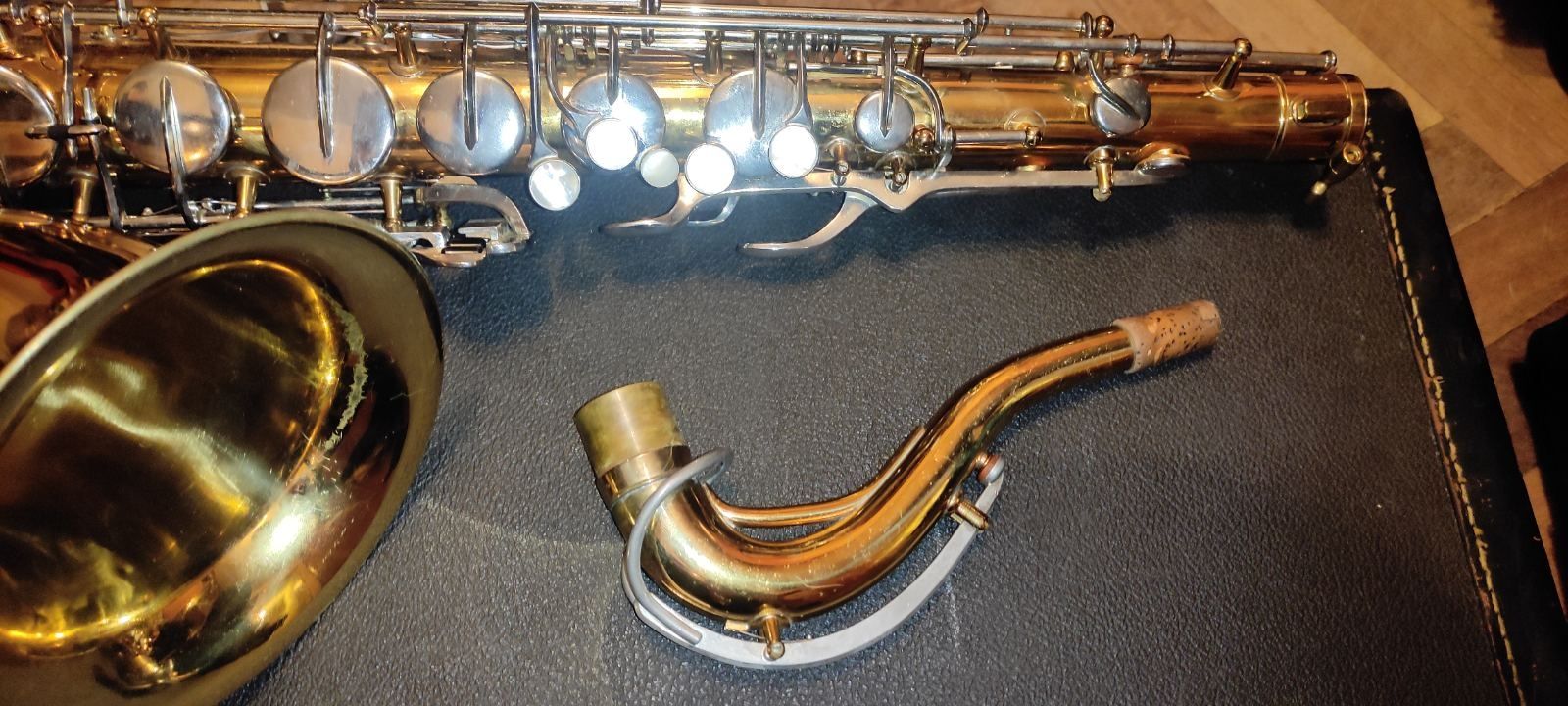 Саксофон тенор Selmer bundy USA + мундштук Viza 7