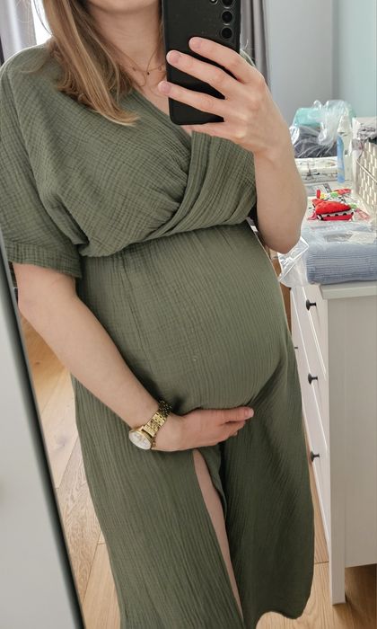 Sukienka muślinowa (też ciążowa)