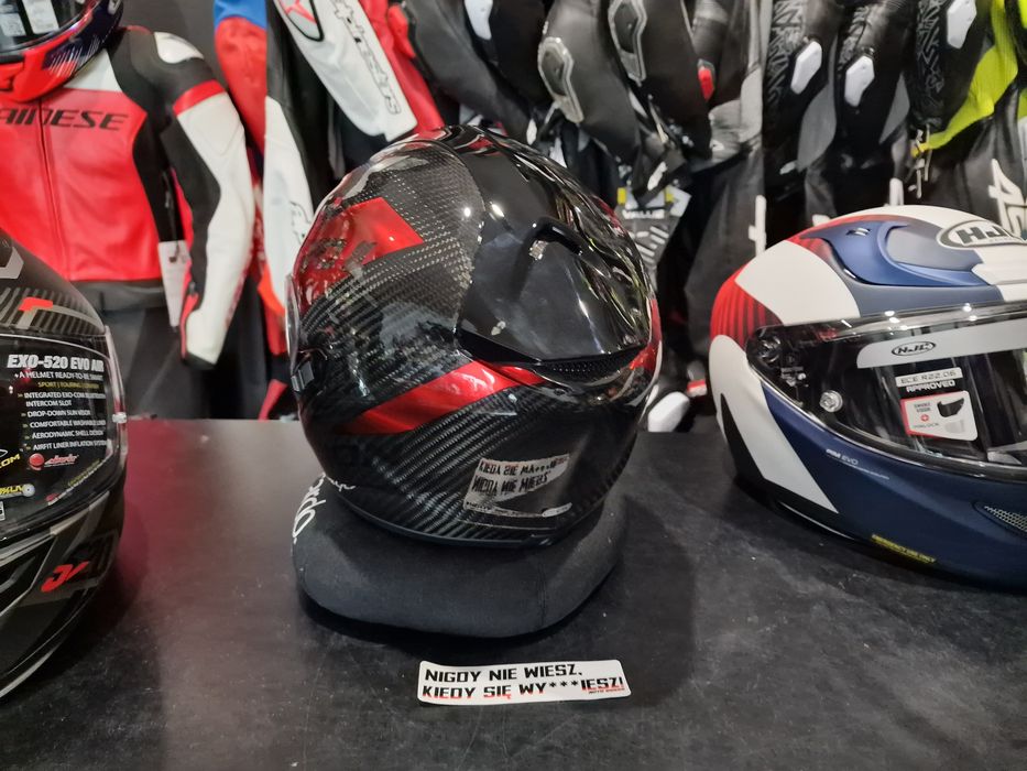 MotoSzafa Kask SCORPION EXO-1400 EVO II CARBON air plattet !gratisy!