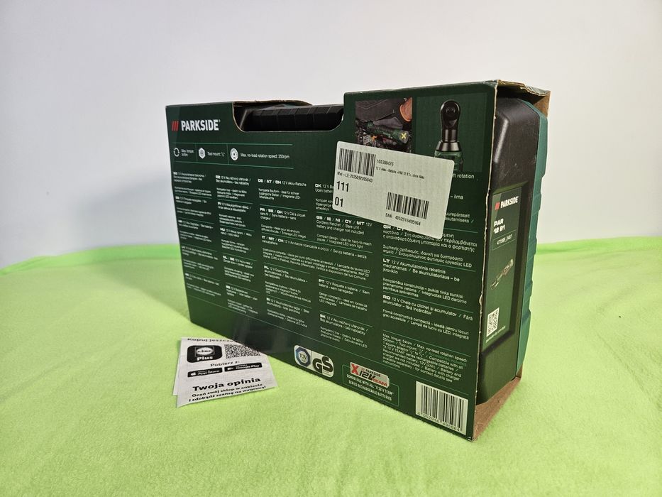 Grzechotka akumulatorowa gwarancja Parkside 12V PAR B1 54Nm najnowsza