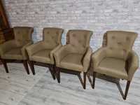 Komplet 4  tapicerowanych krzeseł do jadalni   DO NEGOCJACJI