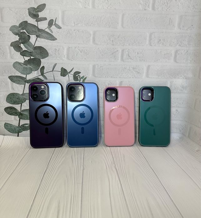 Чехол TPU+PC Foggy Magsafe для iPhone 14 Pro Max/13 Pro Max/ 11