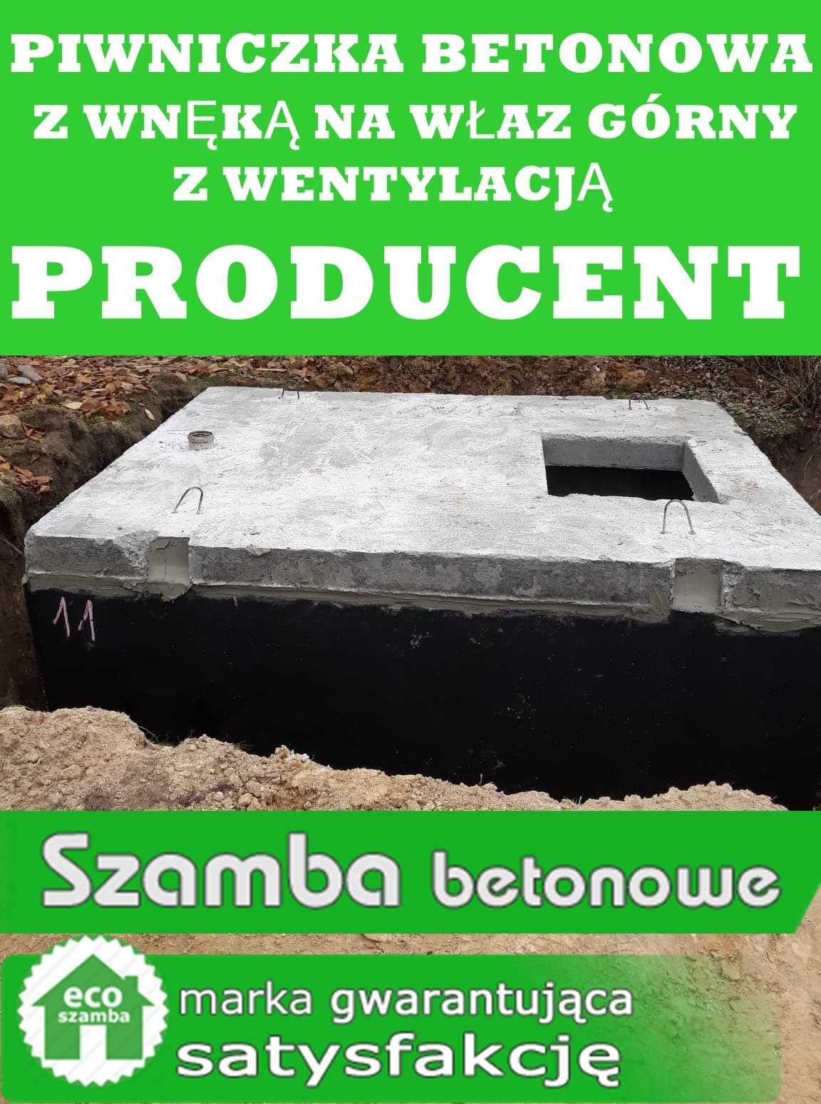 Zbiornik betonowy 12m3 na Szambo, Gnojówkę, Szamba, Deszczówkę Oleszno