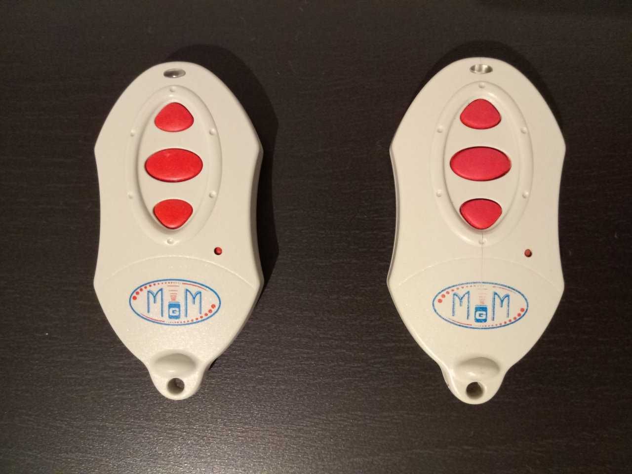 2 Comandos de abertura de Portões de Garagem - 3 botões - 433,92 MHz