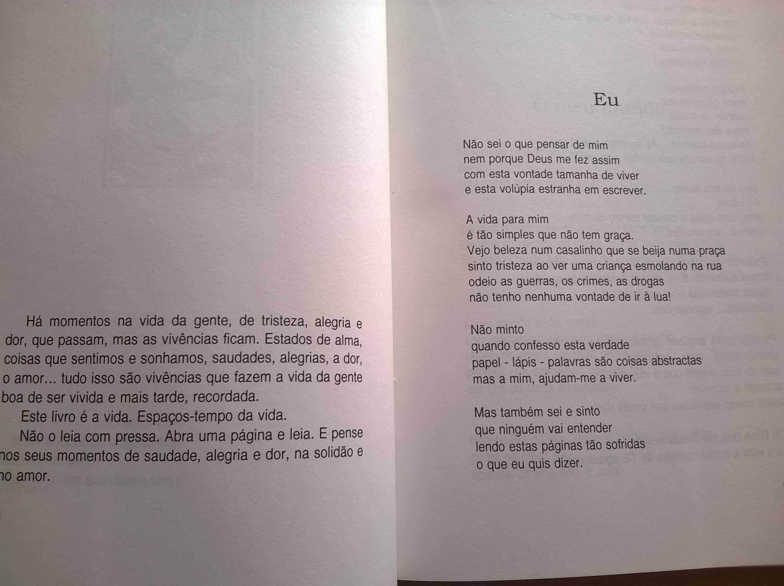 Vivências - Poesias (autografado) - Maria de Lourdes Brandão