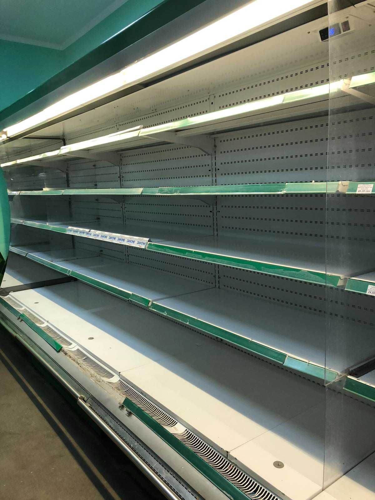 Холодильна вітрина, регал, горка стелаж, гірка