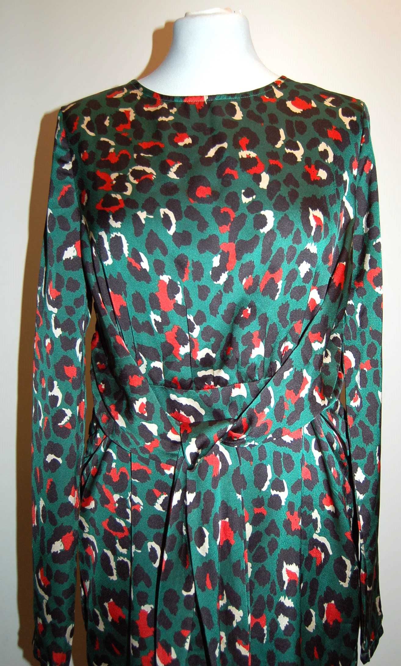 WYPRZ elegancka sukienka PrettyLittleThing rozmiar S/M printy