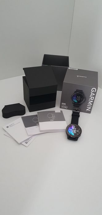 Garmin Venu AMOLED Czarny z szarymi detalami