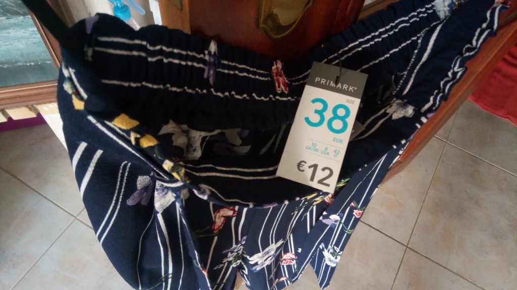 Calças senhora t.38 novas