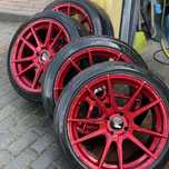 Felgi Japan Racing 4x100 Jr21 17” 8j z oponami