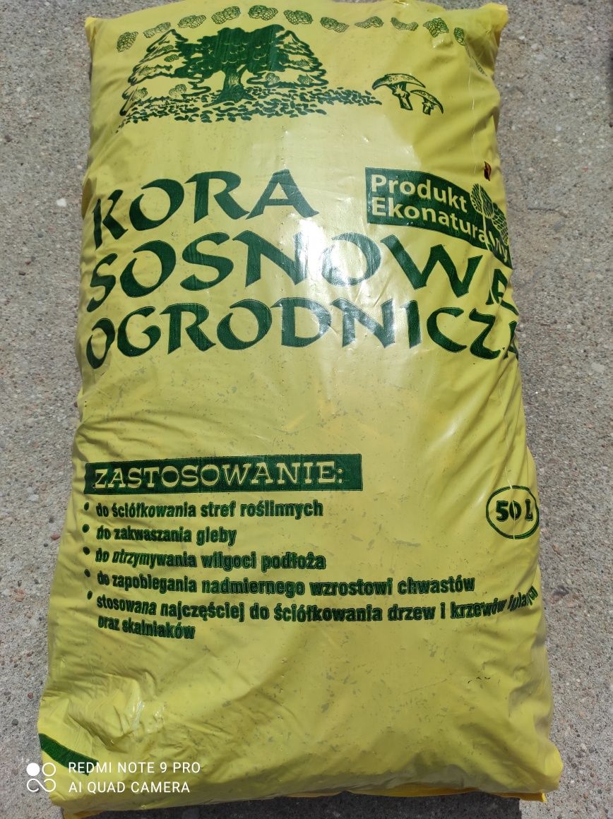 Kora sosnowa 50 l - Dowóz