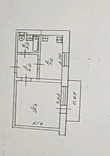 Продаж. 17 квартал. 1 кім.квартира на 5 поверсі по 23 Лютого. Економна