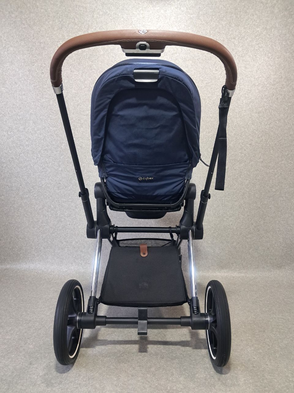 Cybex priam navy blue 2 в 1 дитячий візочок коляска каляска