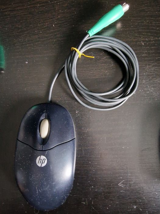 Vintage myszka kulkowa hp PS/2 do retrocomputingu