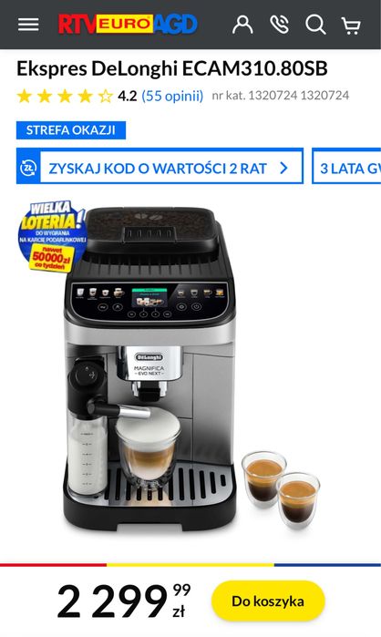 Expres do kawy DeLonghi