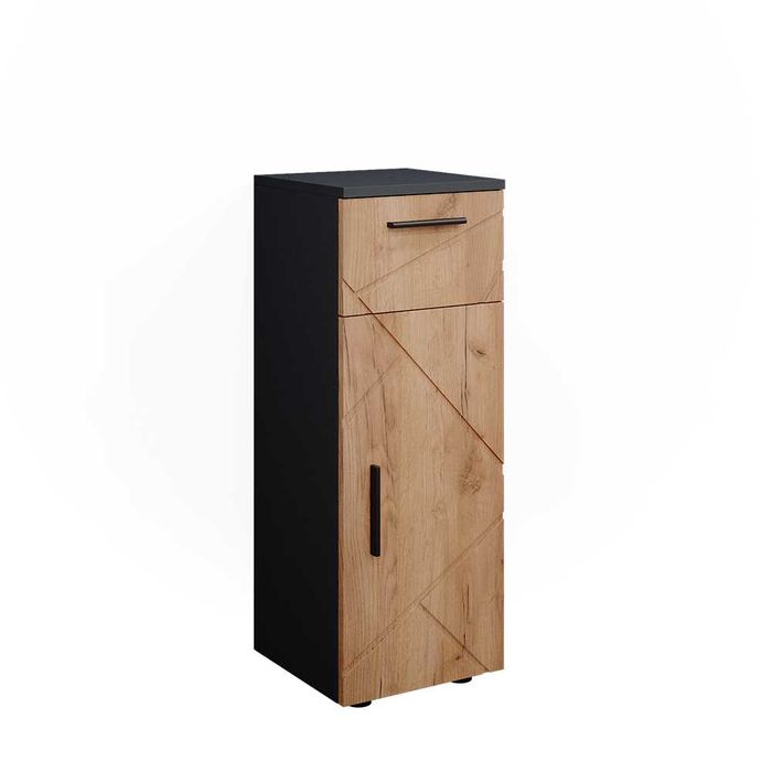 SZAFKA Midi Irma, Antracyt Dąb, 30 x 81 cm 5209